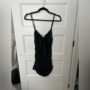 Black Body-con Cut Out Minidress